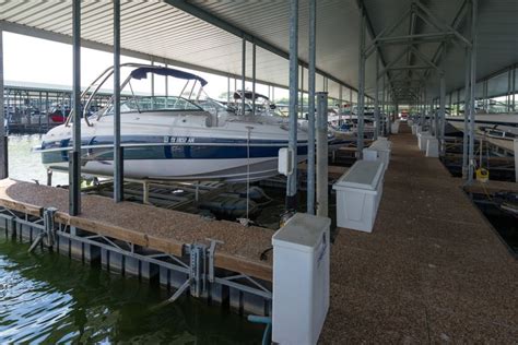 Access Always easy access to your dock, even in high water, and well lit at night. . Lake norfork boat slips for rent